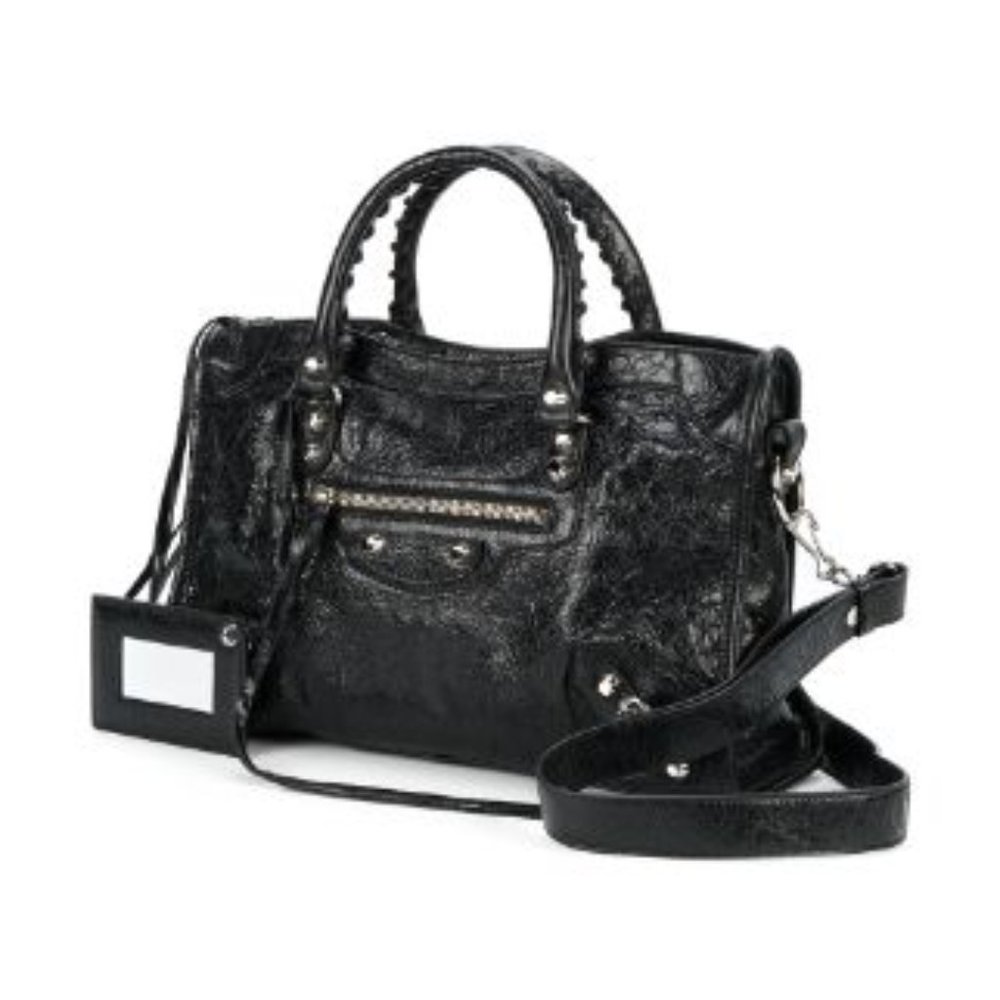 Black Classic City leather Tote bag
